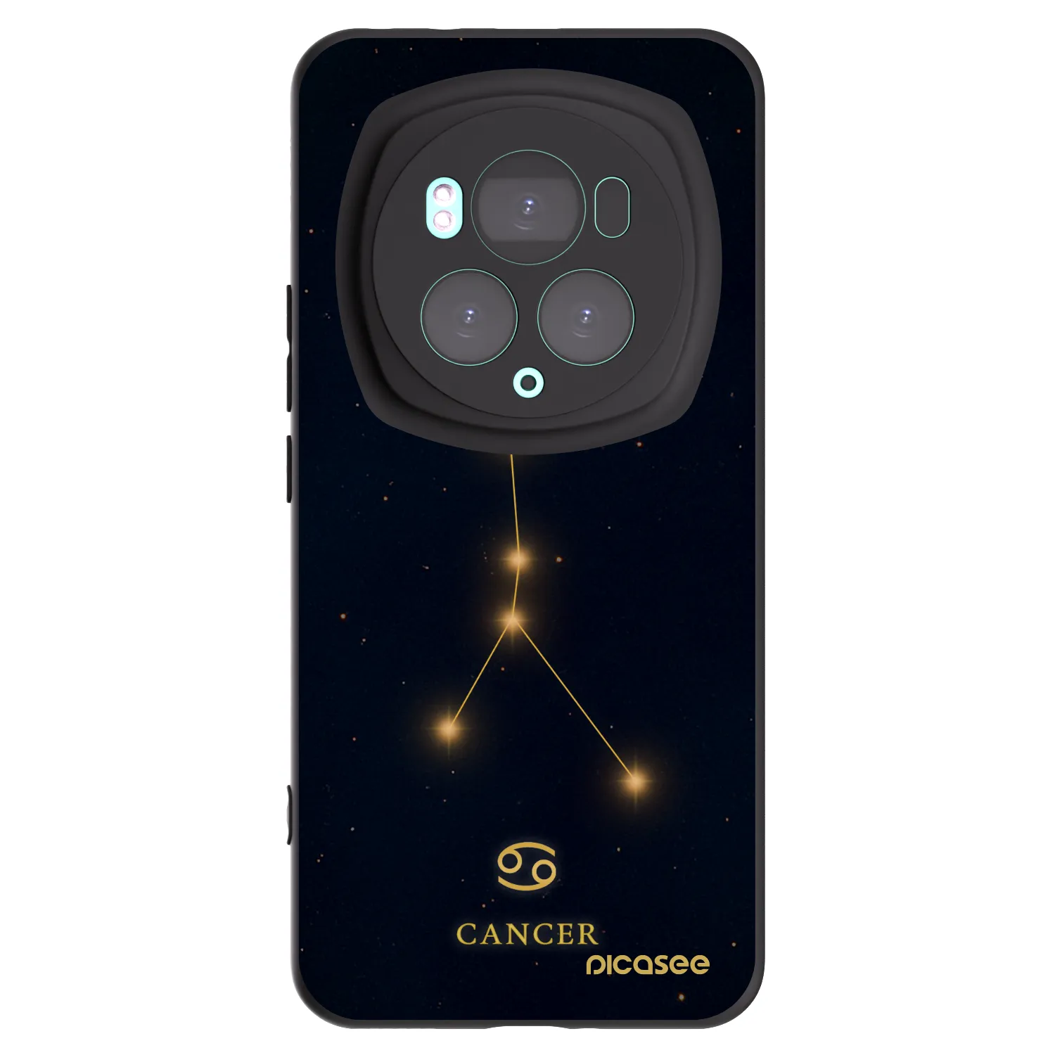Picasee Μαύρη θήκη σιλικόνης για Honor Magic6 Pro - CANCER