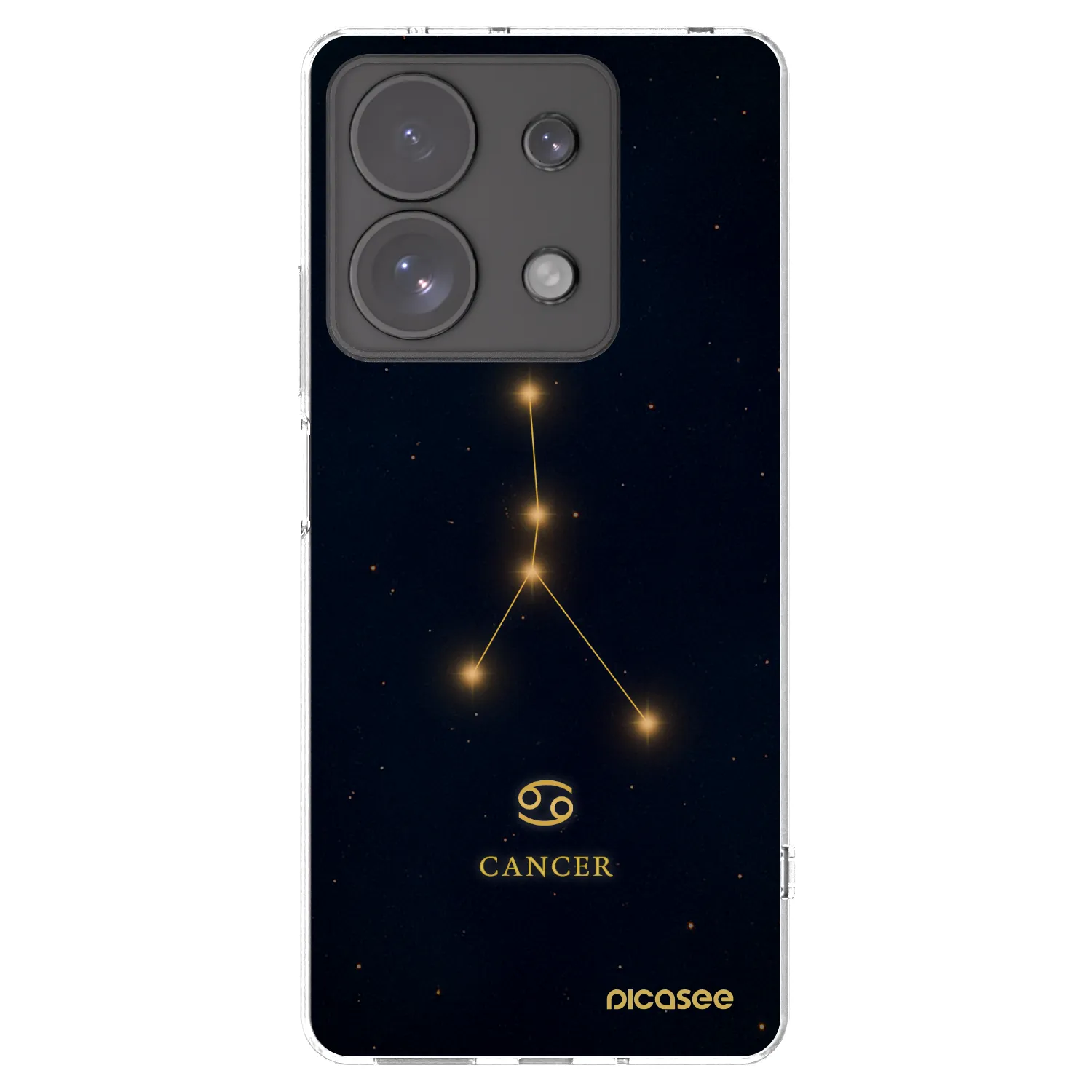 Picasee διαφανής θήκη σιλικόνης Xiaomi Redmi Note 13 Pro 4G - CANCER