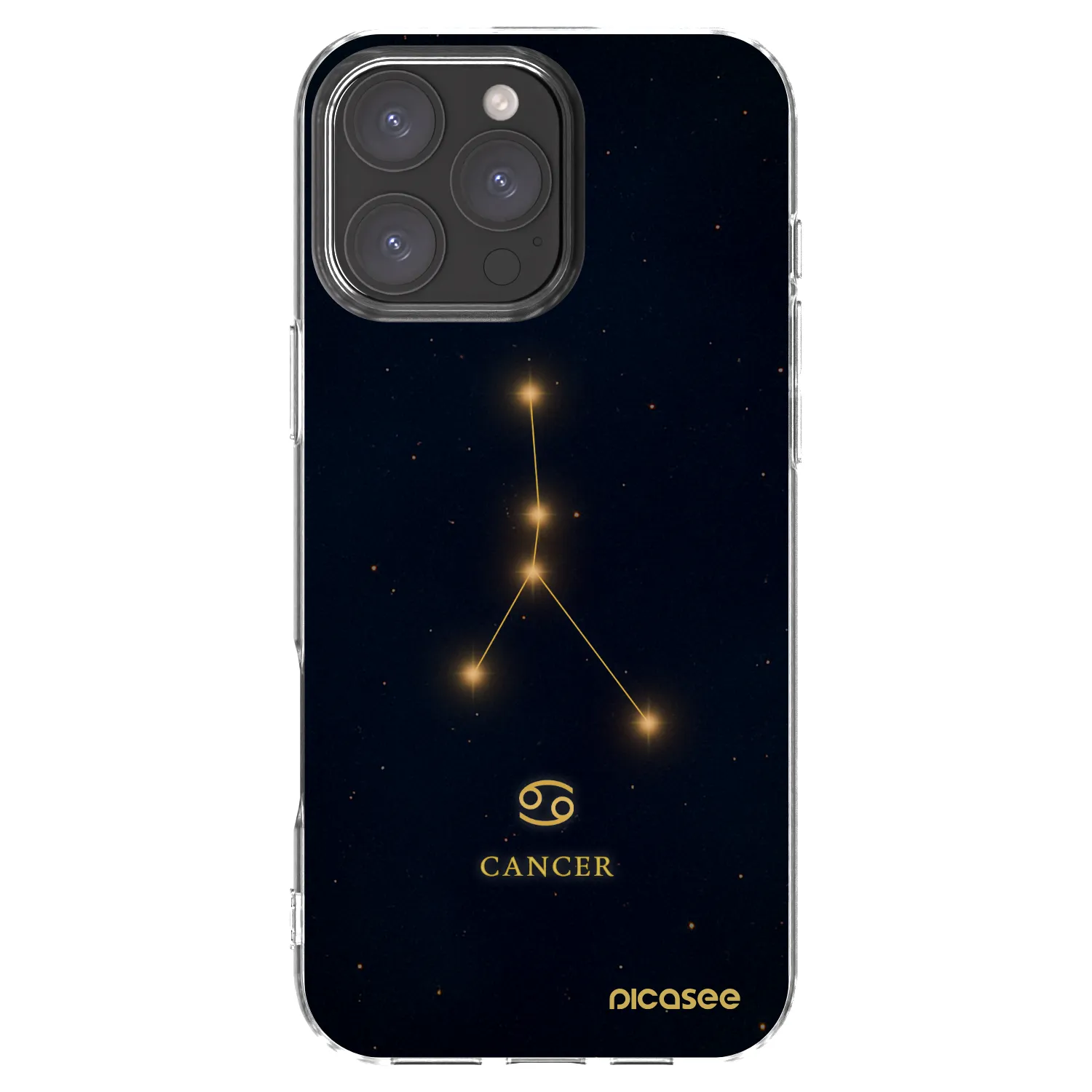 Picasee διαφανής θήκη σιλικόνης Apple iPhone 16 Pro Max - CANCER