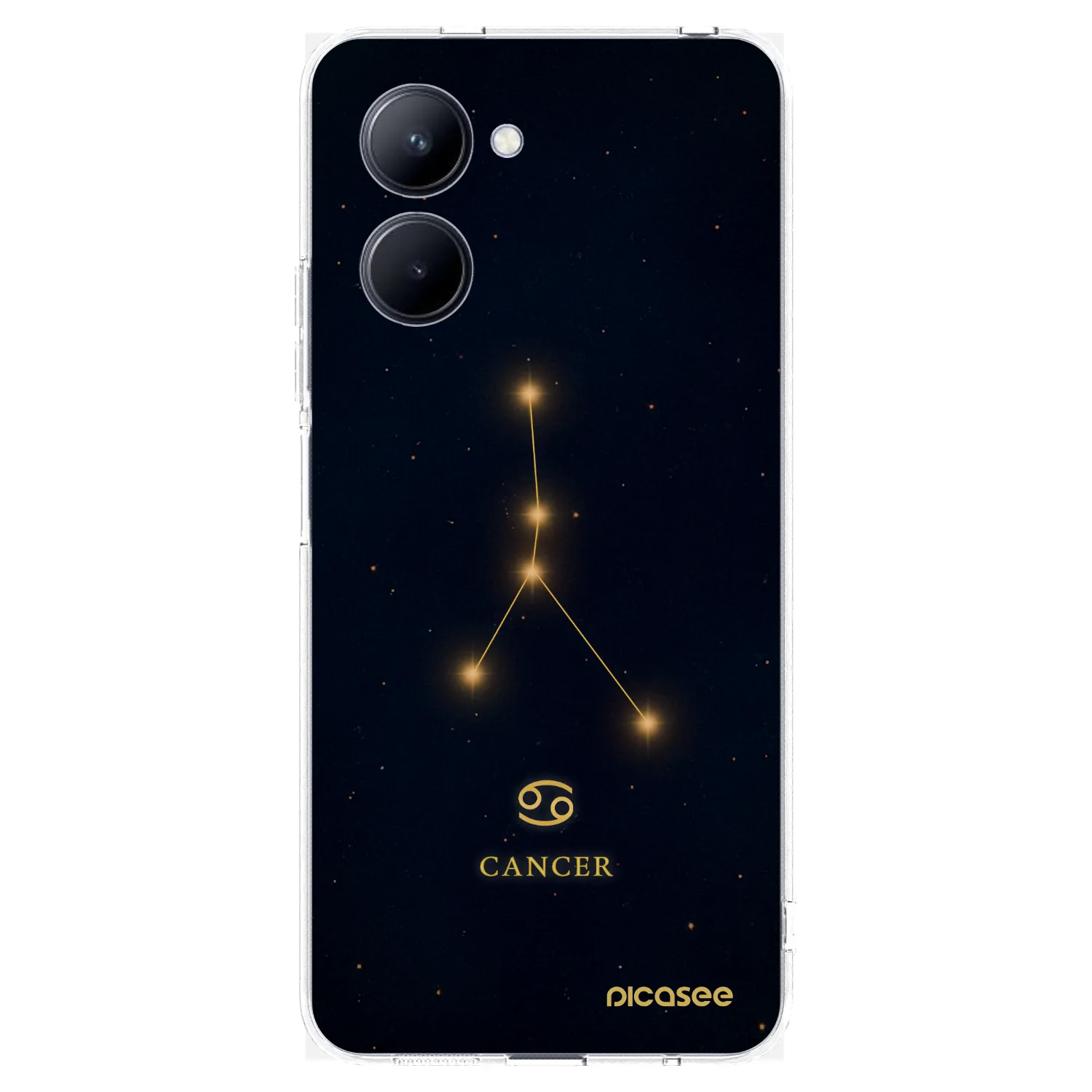 Picasee διαφανής θήκη σιλικόνης Realme C33 (2023) - CANCER