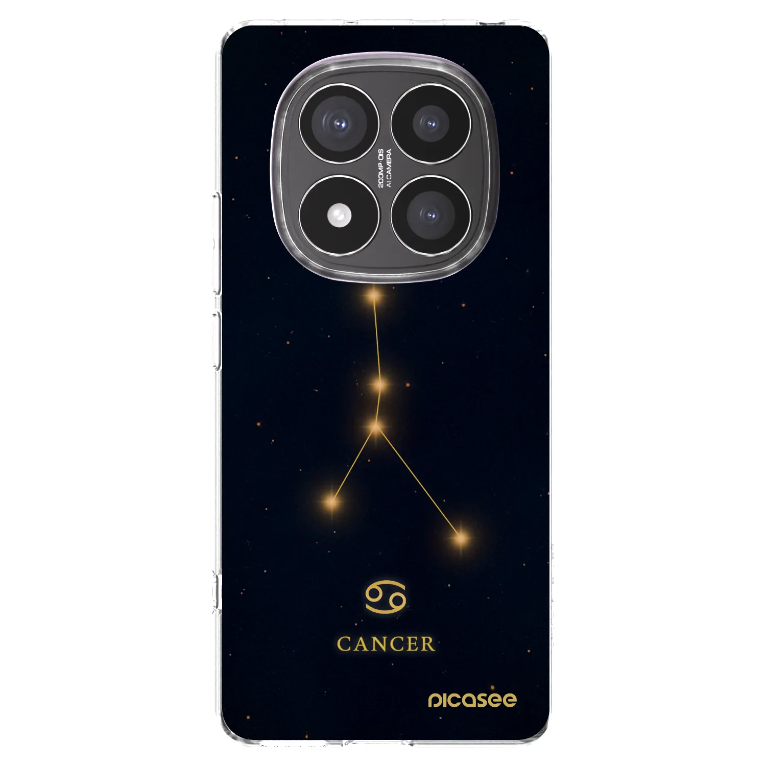 Picasee διαφανής θήκη σιλικόνης Xiaomi Redmi Note 14 Pro+ 5G - CANCER