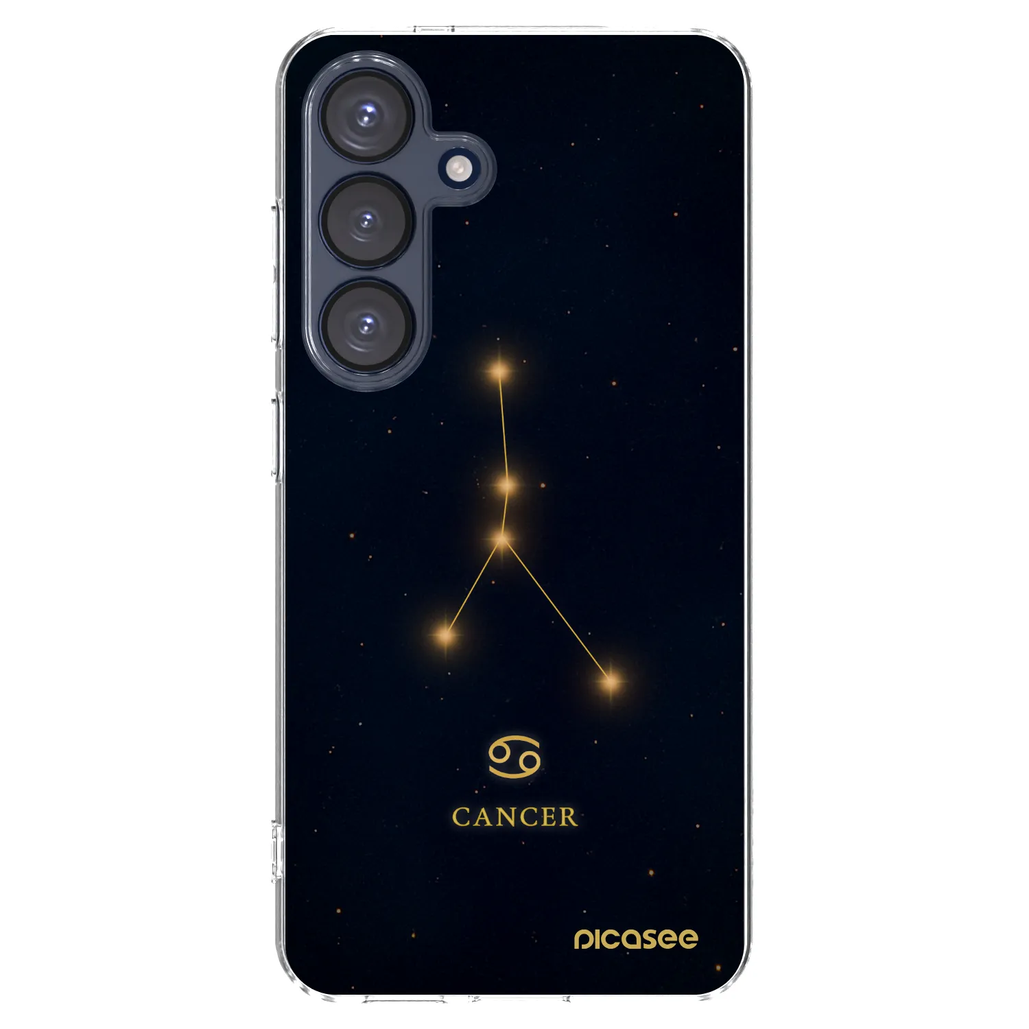 Picasee διαφανής θήκη σιλικόνης Samsung Galaxy S25 5G - CANCER