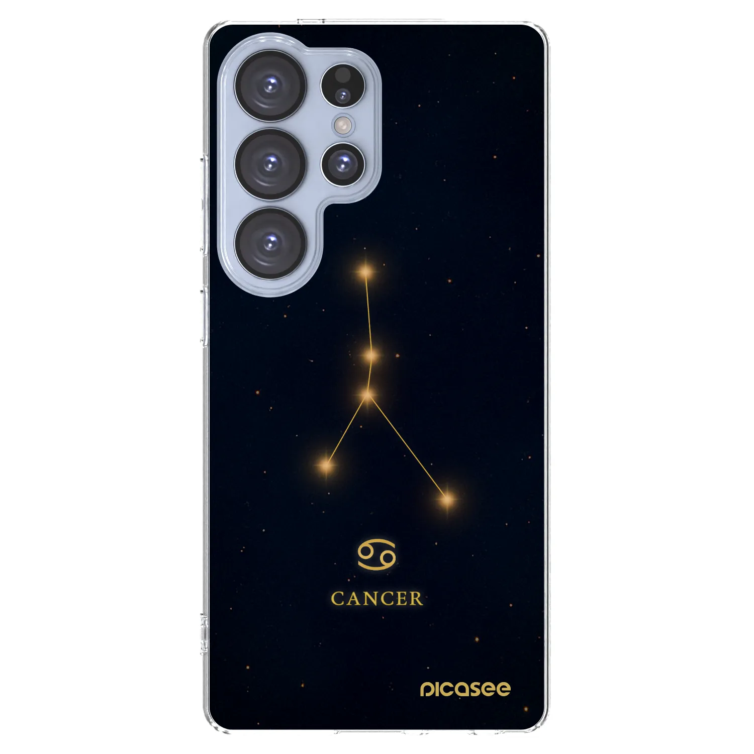 Picasee διαφανής θήκη σιλικόνης Samsung Galaxy S25 Ultra 5G - CANCER