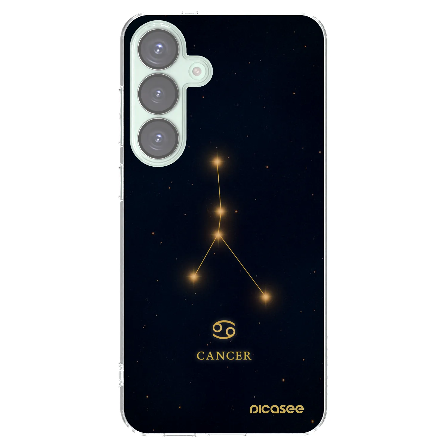 Picasee διαφανής θήκη σιλικόνης Samsung Galaxy S25+ 5G - CANCER