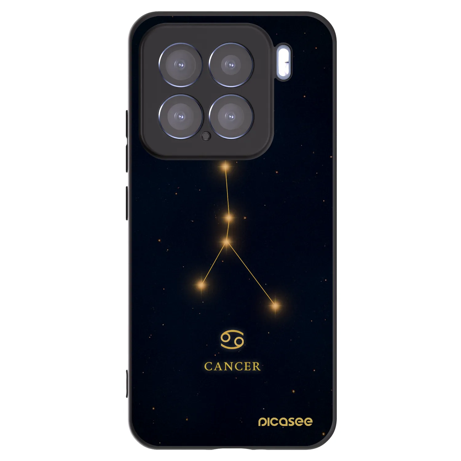 Picasee Μαύρη θήκη σιλικόνης για Xiaomi 15 - CANCER