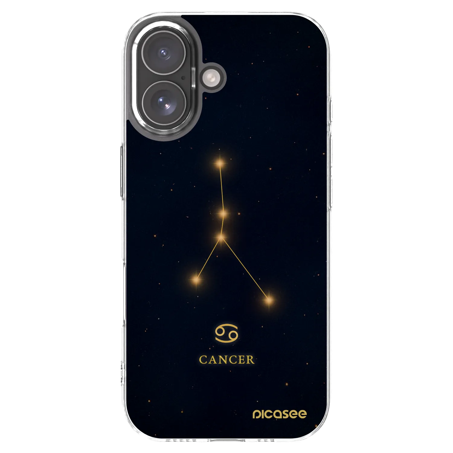 Picasee διαφανής θήκη σιλικόνης Apple iPhone 17 - CANCER