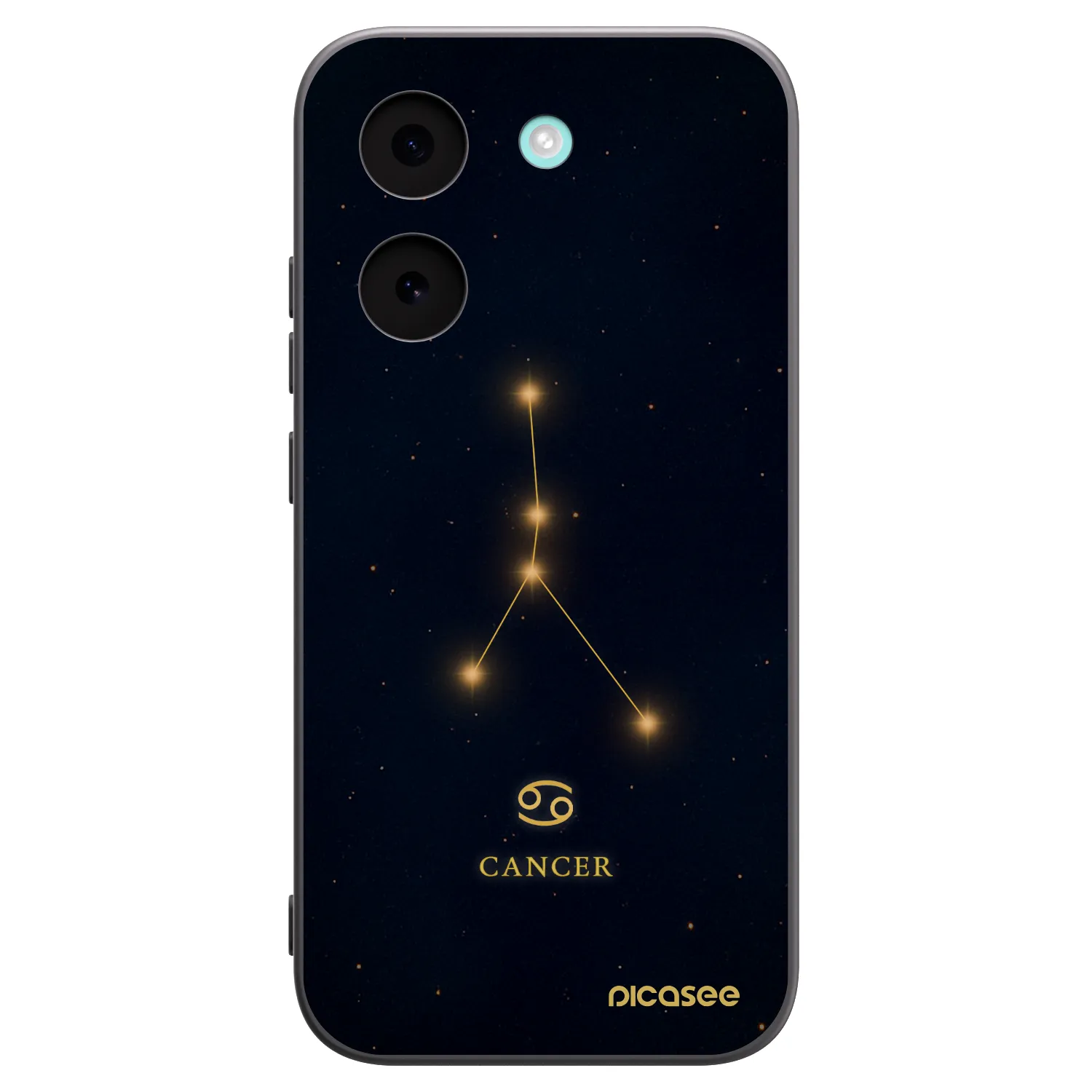 Picasee Μαύρη θήκη σιλικόνης για Xiaomi Poco X8 Pro - CANCER