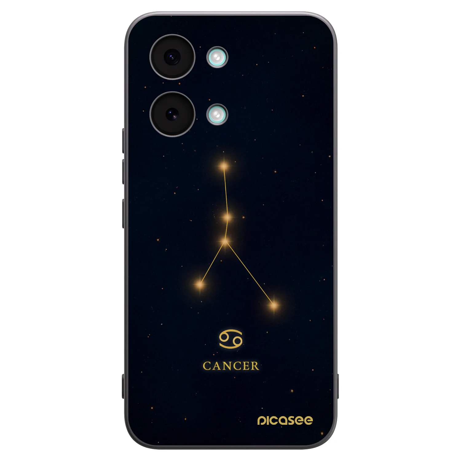 Picasee Μαύρη θήκη σιλικόνης για Xiaomi Poco X8 Pro Max - CANCER