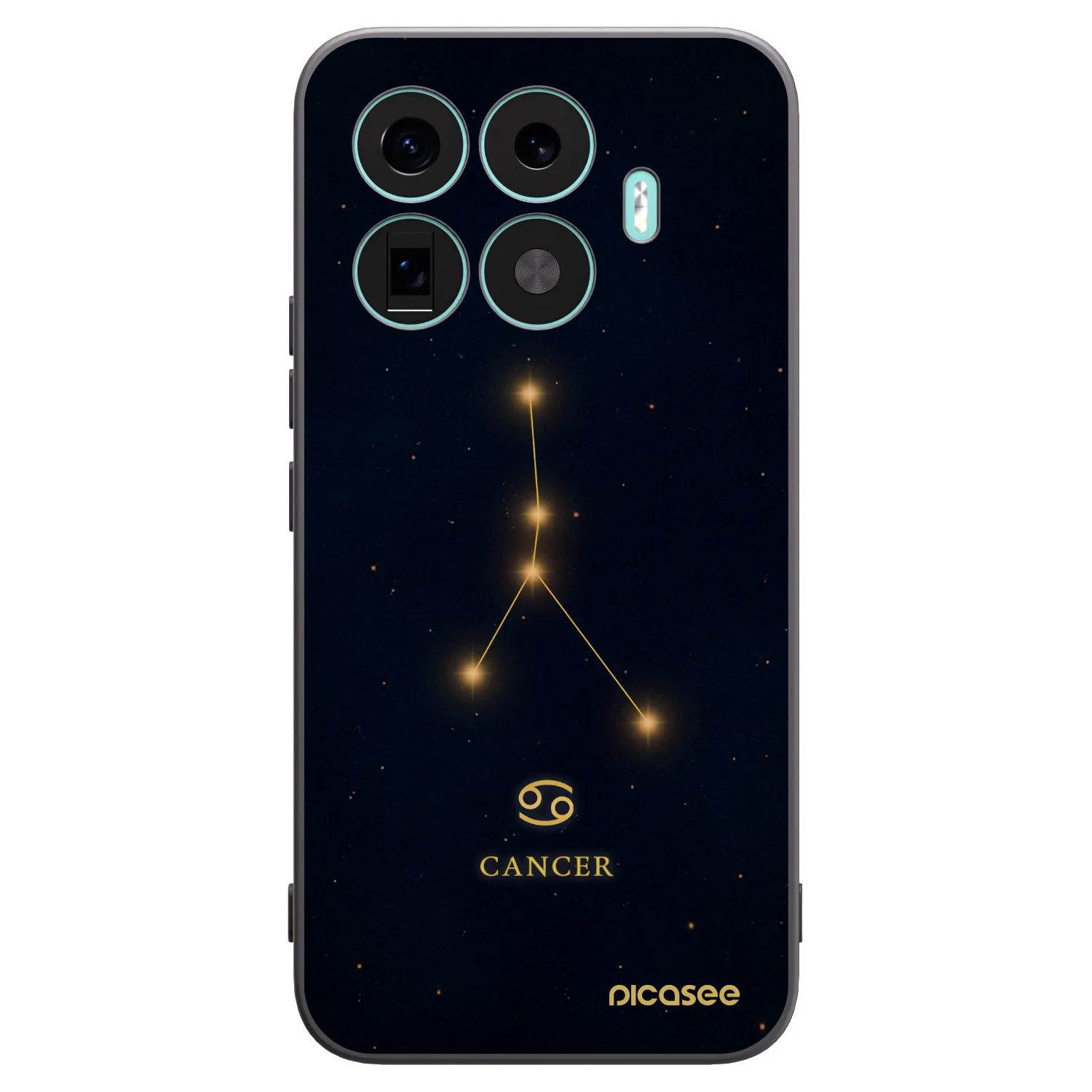Picasee Μαύρη θήκη σιλικόνης για Xiaomi 17T Pro - CANCER