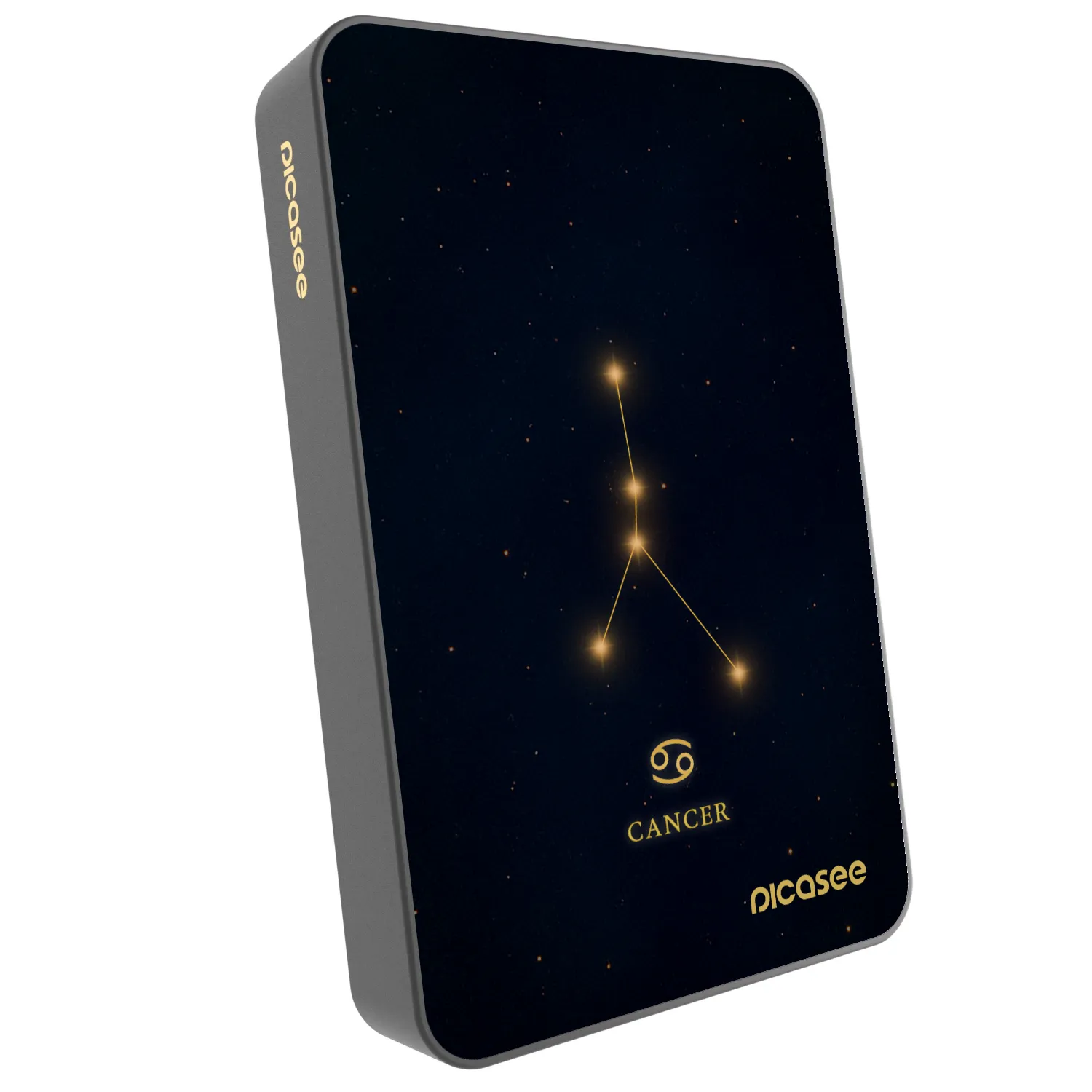 Picasee Powerbank με MagSafe 10 000 mAh Γκρί - CANCER