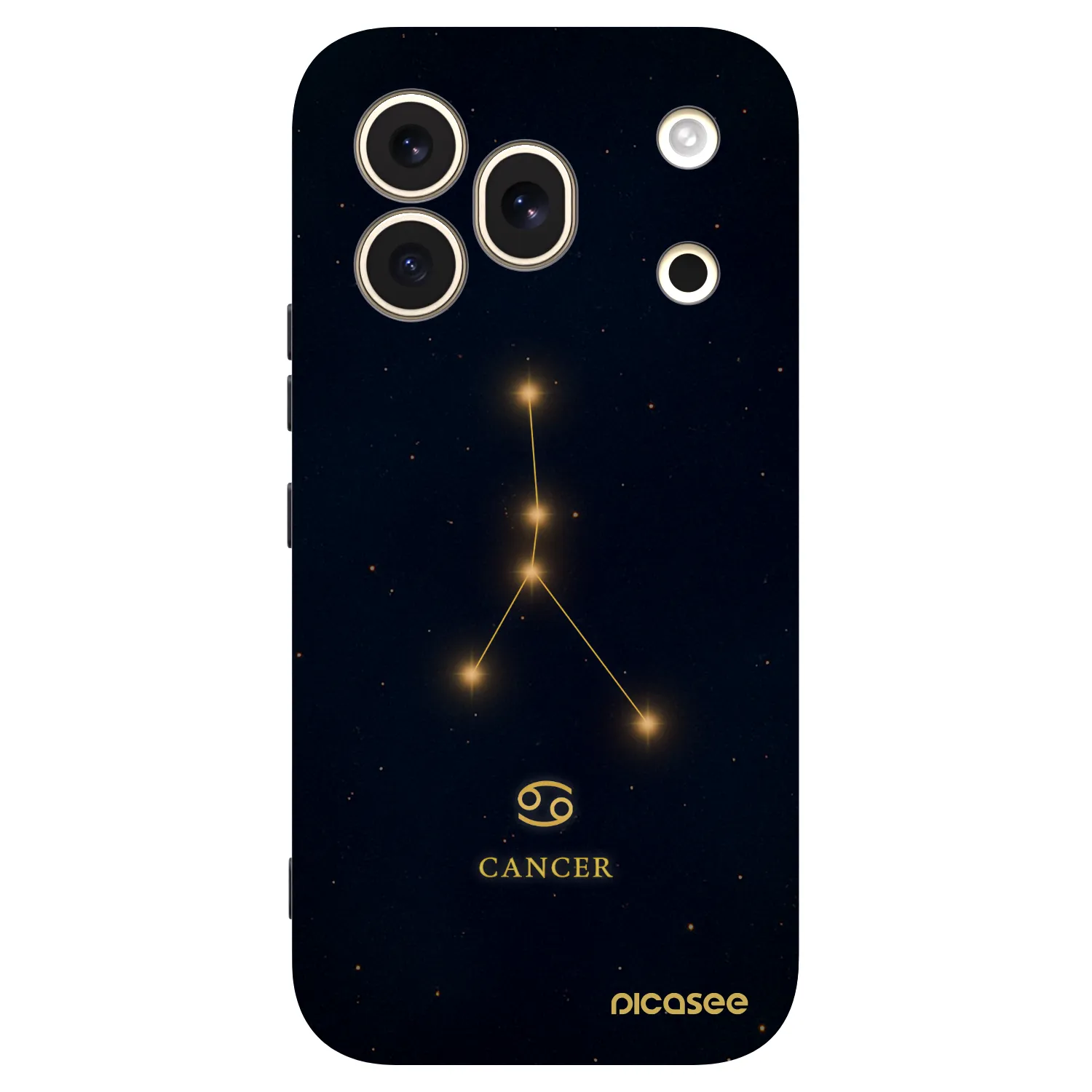 Picasee Μαύρη θήκη σιλικόνης για Honor 600 Pro - CANCER