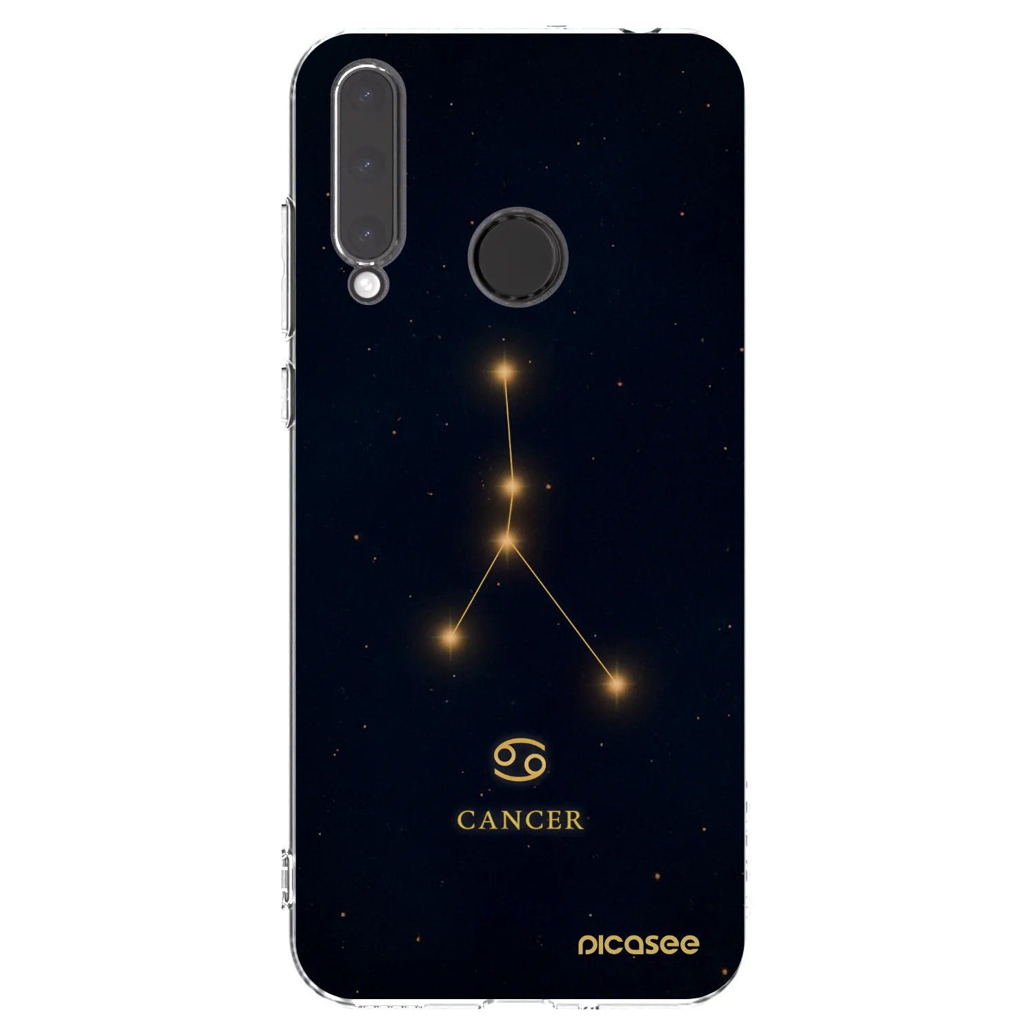 Picasee διαφανής θήκη σιλικόνης Honor 20 Lite - CANCER