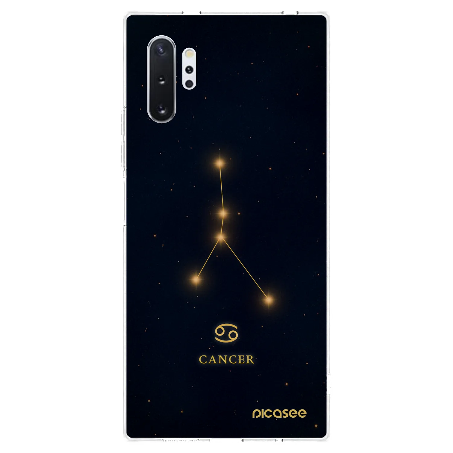 Picasee διαφανής θήκη σιλικόνης Samsung Galaxy Note 10+ N975F - CANCER