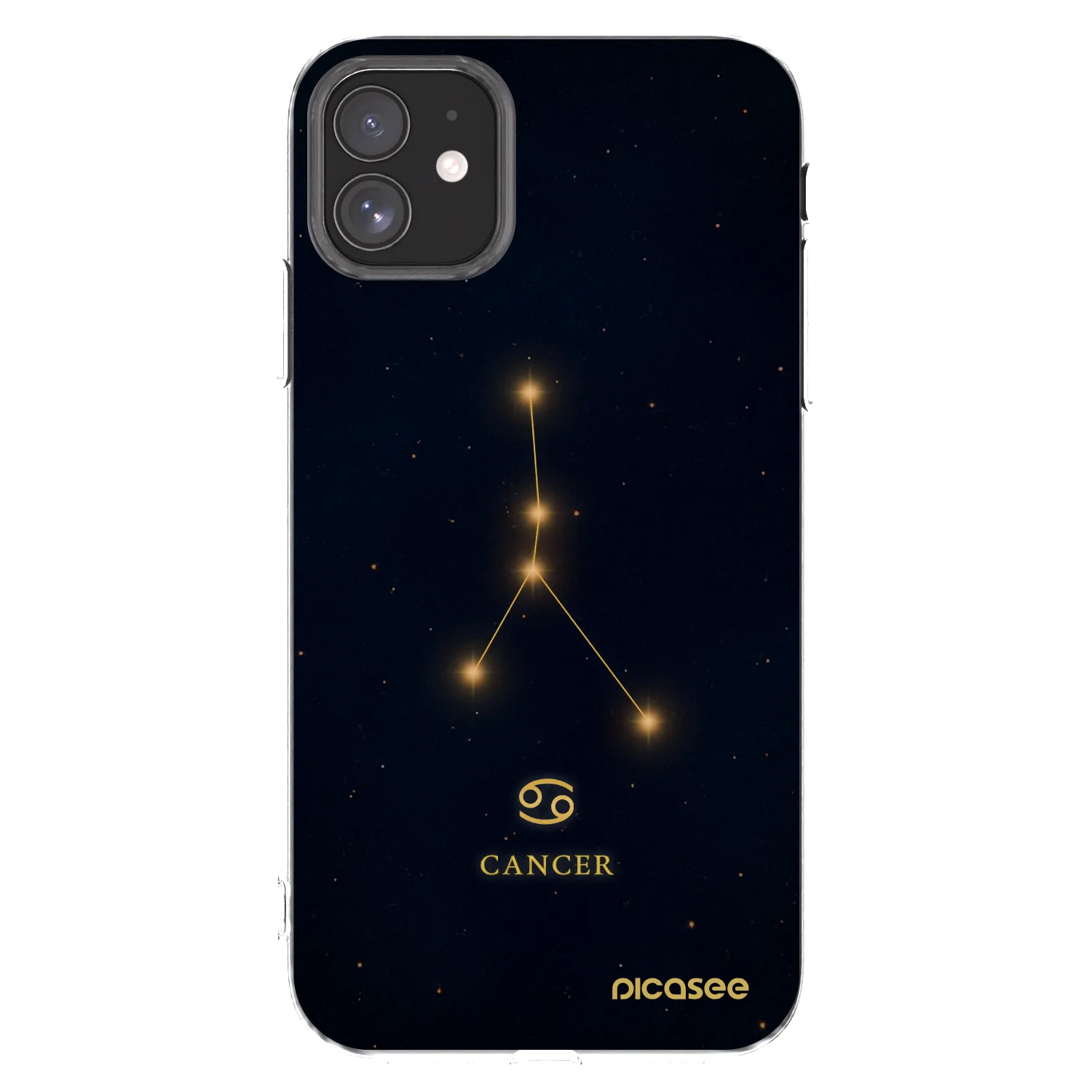 Picasee διαφανής θήκη σιλικόνης Apple iPhone 11 - CANCER