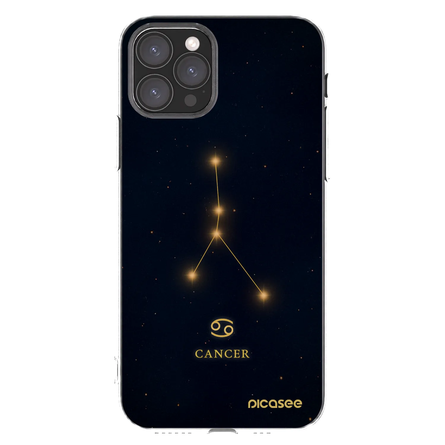 Picasee διαφανής θήκη σιλικόνης Apple iPhone 11 Pro - CANCER
