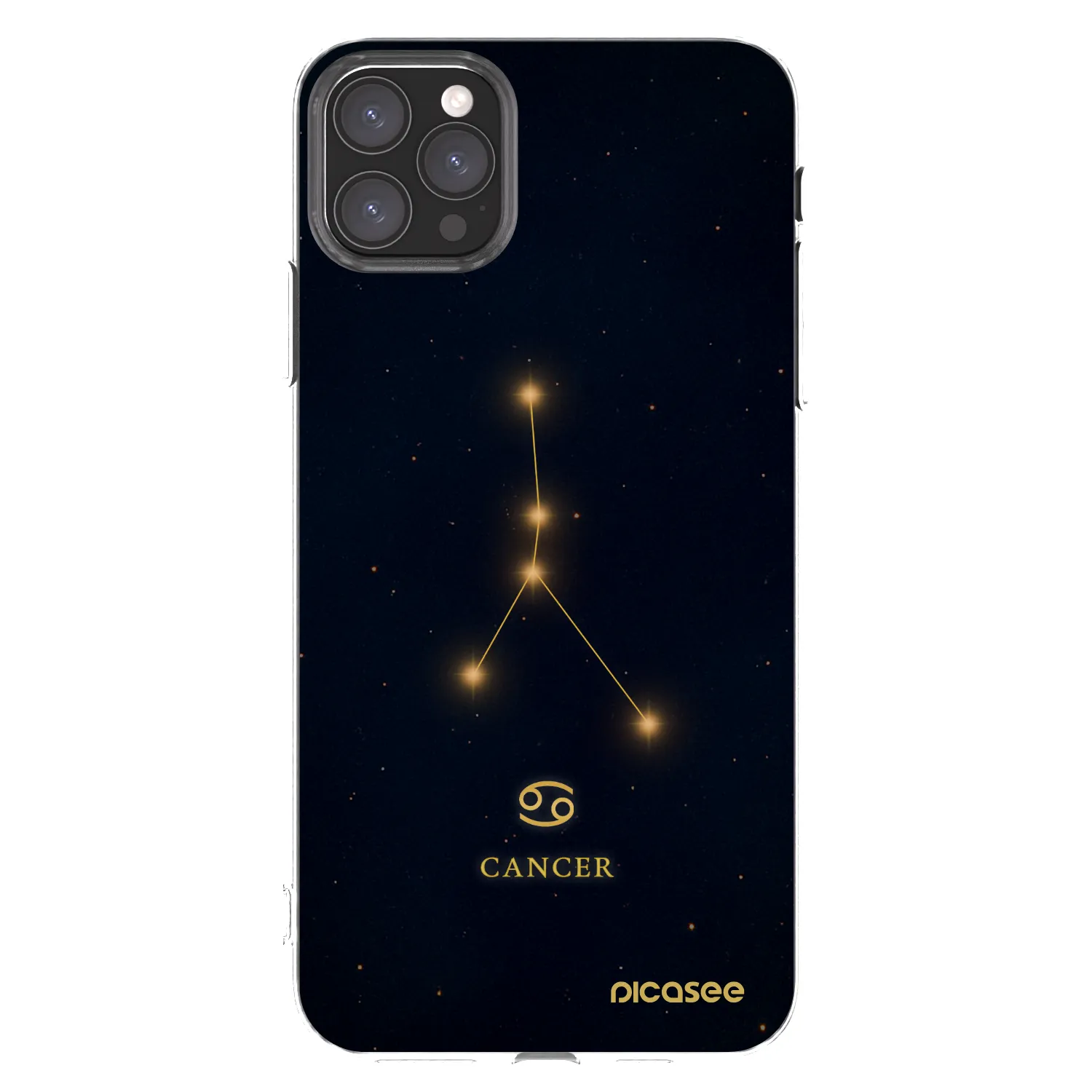 Picasee διαφανής θήκη σιλικόνης Apple iPhone 11 Pro Max - CANCER