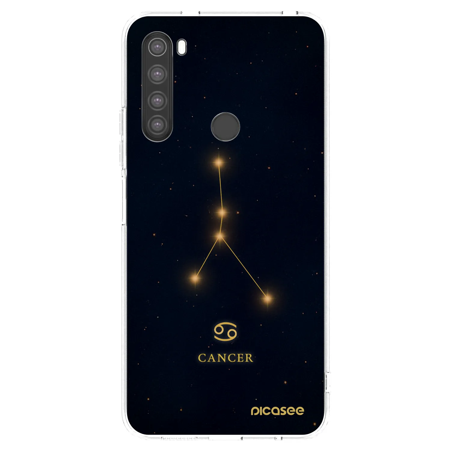 Picasee διαφανής θήκη σιλικόνης Xiaomi Redmi Note 8 - CANCER