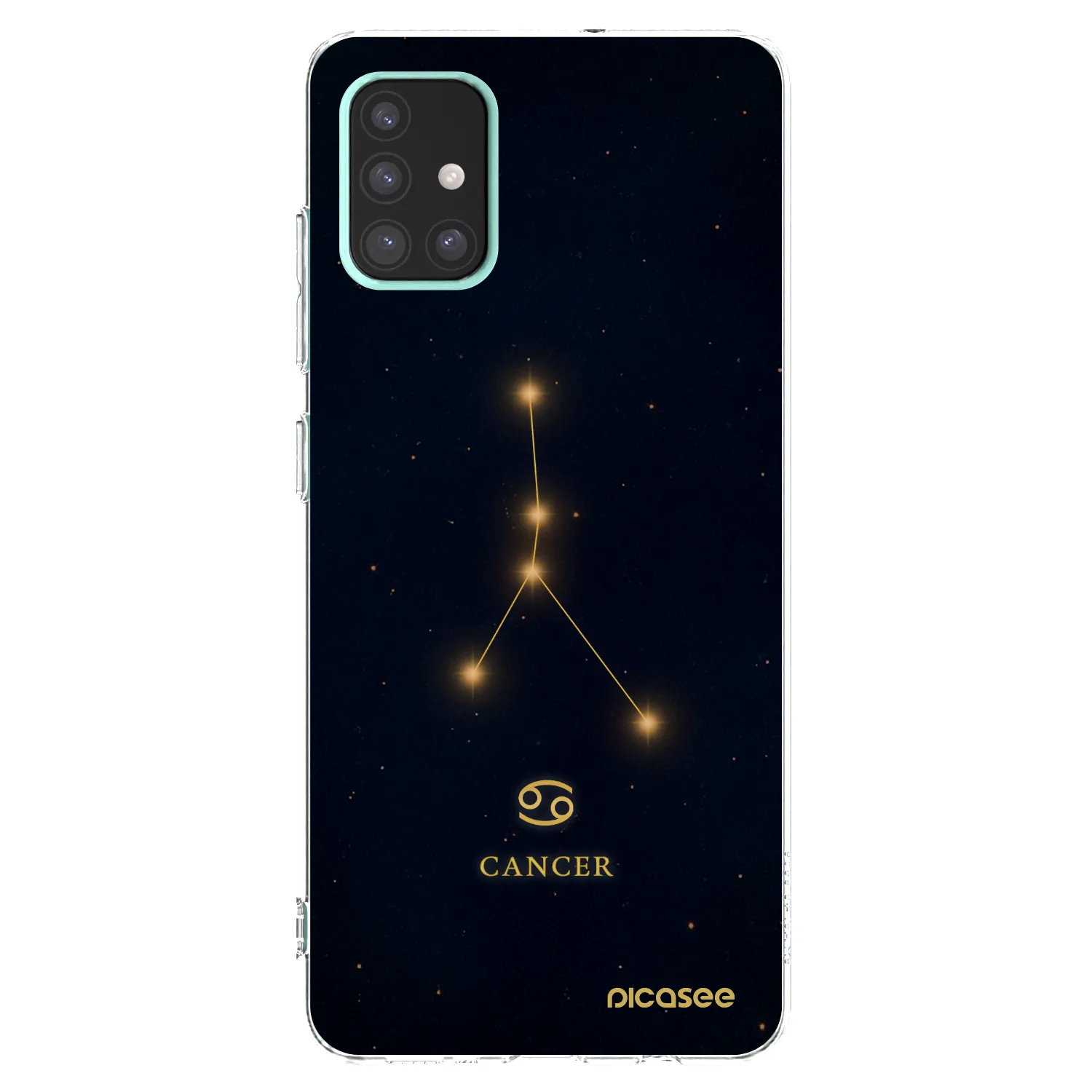 Picasee διαφανής θήκη σιλικόνης Samsung Galaxy A51 A515F - CANCER