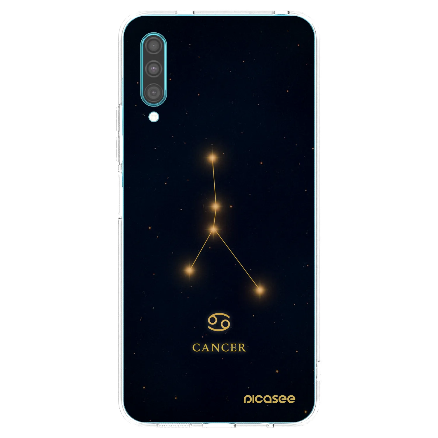 Picasee διαφανής θήκη σιλικόνης Samsung Galaxy A30s A307F - CANCER