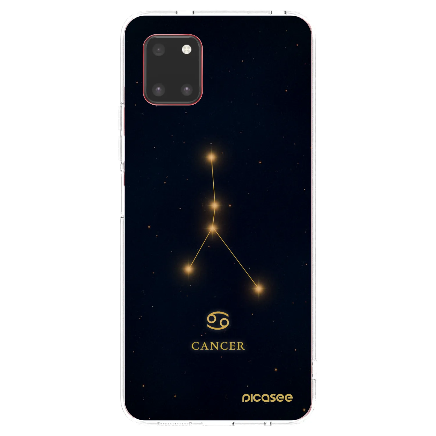 Picasee διαφανής θήκη σιλικόνης Samsung Galaxy Note 10 Lite N770F - CANCER
