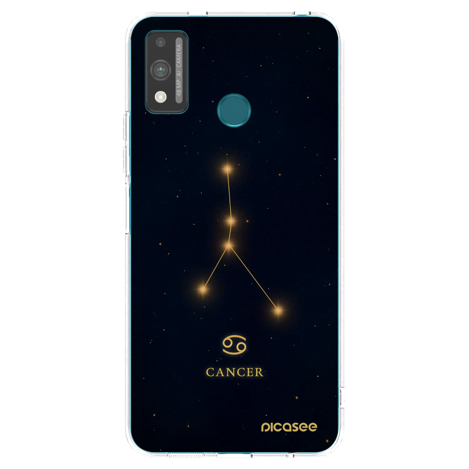 Picasee διαφανής θήκη σιλικόνης Honor 9X Lite - CANCER