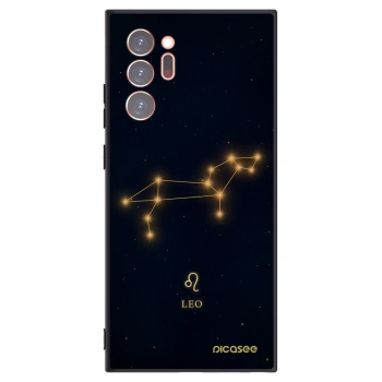 Picasee Μαύρη θήκη σιλικόνης για Samsung Galaxy Note 20 Ultra - LEO