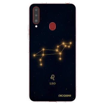 Picasee διαφανής θήκη σιλικόνης Samsung Galaxy A20s - LEO