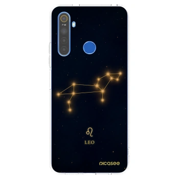 Picasee διαφανής θήκη σιλικόνης Realme 5 - LEO