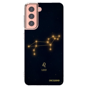 Picasee διαφανής θήκη σιλικόνης Samsung Galaxy S21 5G G991B - LEO