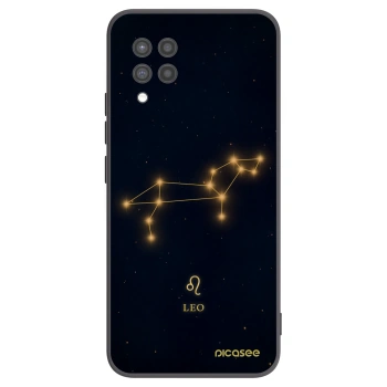 Picasee Μαύρη θήκη σιλικόνης για Samsung Galaxy A42 A426B - LEO
