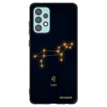 Picasee Μαύρη θήκη σιλικόνης για Samsung Galaxy A72 A725F - LEO