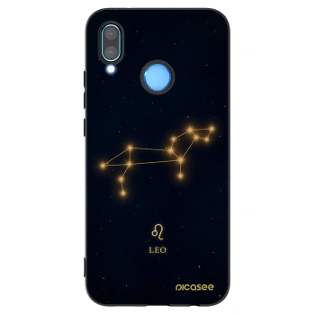 Picasee Μαύρη θήκη σιλικόνης για Huawei P20 Lite - LEO