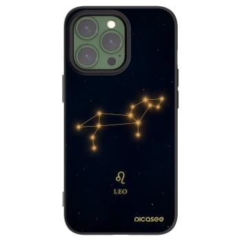 Picasee Μαύρη θήκη σιλικόνης για Apple iPhone 13 Pro - LEO