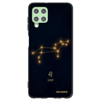 Picasee Μαύρη θήκη σιλικόνης για Samsung Galaxy A22 A225F 4G - LEO