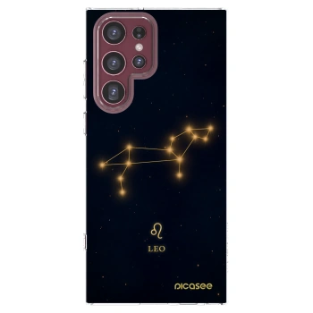 Picasee διαφανής θήκη σιλικόνης Samsung Galaxy S22 Ultra 5G - LEO