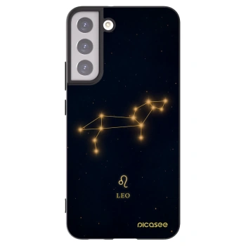 Picasee Μαύρη θήκη σιλικόνης για Samsung Galaxy S22+ 5G - LEO