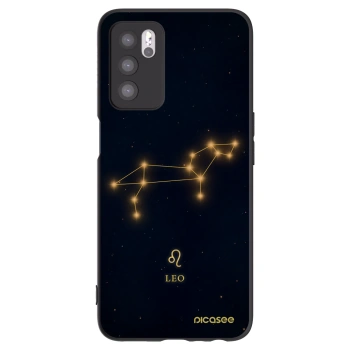 Picasee Μαύρη θήκη σιλικόνης για OPPO A16 - LEO