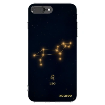 Picasee διαφανής θήκη σιλικόνης Apple iPhone 8 Plus - LEO