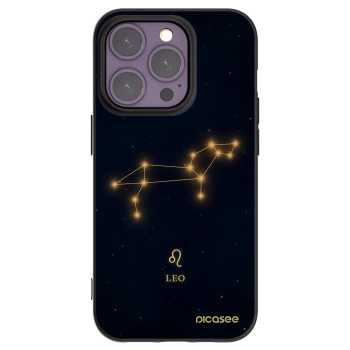 Picasee Μαύρη θήκη σιλικόνης για Apple iPhone 14 Pro - LEO