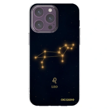 Picasee διαφανής θήκη σιλικόνης Apple iPhone 14 Pro Max - LEO