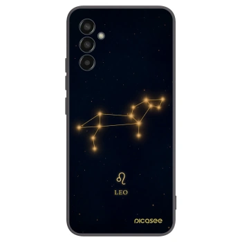 Picasee Μαύρη θήκη σιλικόνης για Samsung Galaxy M13 M135F - LEO