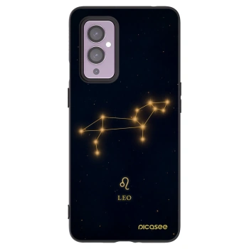 Picasee Μαύρη θήκη σιλικόνης για OnePlus 9 - LEO