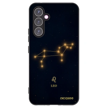 Picasee Μαύρη θήκη σιλικόνης για Samsung Galaxy A54 5G A546B - LEO