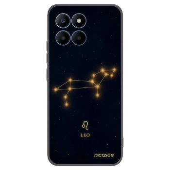 Picasee Μαύρη θήκη σιλικόνης για Honor 70 Lite - LEO