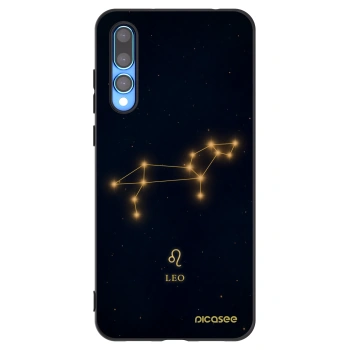 Picasee Μαύρη θήκη σιλικόνης για Huawei P20 Pro - LEO
