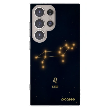 Picasee διαφανής θήκη σιλικόνης Samsung Galaxy S24 Ultra S928B 5G - LEO