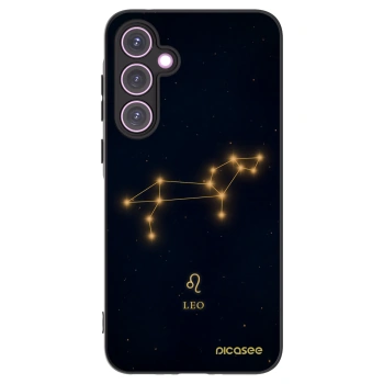 Picasee Μαύρη θήκη σιλικόνης για Samsung Galaxy A35 5G A356B - LEO