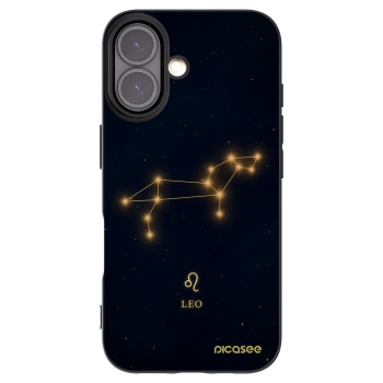 Picasee Μαύρη θήκη σιλικόνης για Apple iPhone 16 - LEO