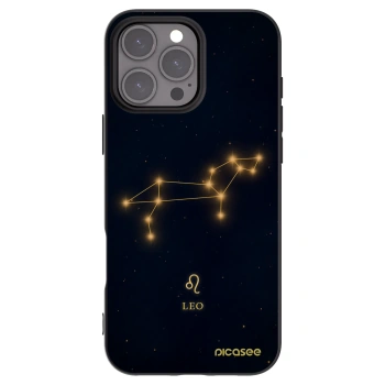 Picasee Μαύρη θήκη σιλικόνης για Apple iPhone 16 Pro Max - LEO
