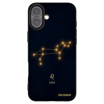 Picasee Μαύρη θήκη σιλικόνης για Apple iPhone 16 Plus - LEO